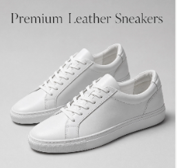 TrendStory Premium Leather Sneakers
